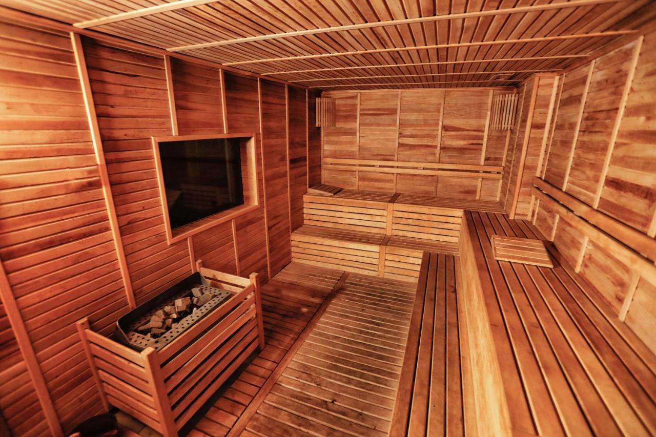The Green Park Газиантеп Екстериор снимка A modern Finnish sauna